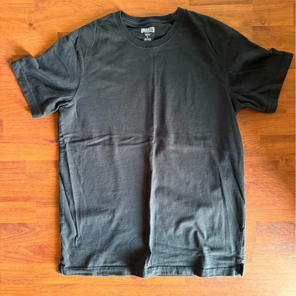 Duluth Trading Long Tail T-Shirt Mens L Short Sleeve Crew Neck Black Relaxed Fit - Picture 1 of 7